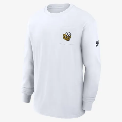 Michigan Wolverines Legacy Max90 Pocket мужские Nike College Long-Sleeve футболка цвет белый