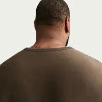 Nike Solo Swoosh чоловічі Fleece Crew колір коричневий