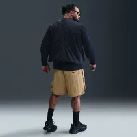 Nike Tech чоловічі Woven Cargo шорти колір коричневий