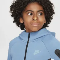 Nike Sportswear Tech Fleece Big дитячі Full-Zip Толстовка з капюшоном блакитний