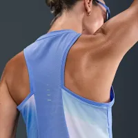 Nike Swift женская Dri-FIT Running Tank Top синий
