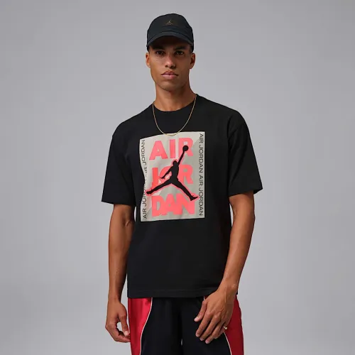 Nike Jordan мужские Graphic футболка цвет черный