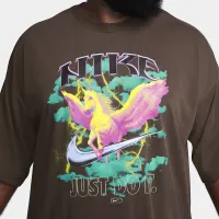 Nike Sportswear чоловічі футболка колір коричневий