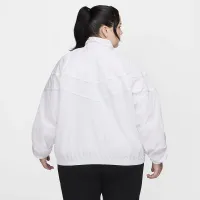 Nike Windrunner женская Loose UV Woven Full-Zip Куртка (большие размеры) цвет белый