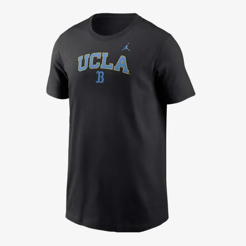 Nike UCLA Big дитячі Jordan College футболка колір чорний