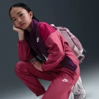 Nike Sportswear Big дитячі Woven Tracksuit колір фіолетовий