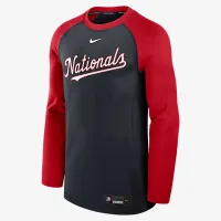 Washington Nationals Authentic Collection Game Time чоловічі Nike Dri-FIT MLB Pullover Crew блакитний