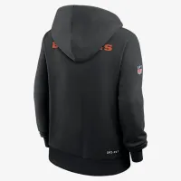 Cincinnati Bengals Sideline жіноча Nike Dri-FIT NFL Pullover Толстовка з капюшоном колір чорний