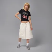 Nike Jordan Brooklyn жіноча футболка колір чорний