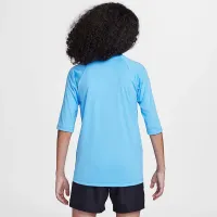 Nike Dri-FIT Big детские (для мальчиков) Short-Sleeve Hydroguard синий
