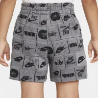 Nike Sportswear Club Toddler Printed шорты цвет серый