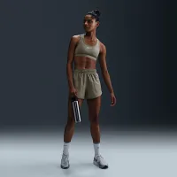 Nike Tempo жіноча Dri-FIT Mid-Rise Brief-Lined Running шорти колір зелений