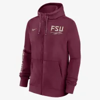 Florida State Seminoles Sideline Team Issue мужские Nike College Full-Zip Толстовка с капюшоном цвет красный