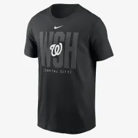 Washington Nationals Fashion Local мужские Nike MLB футболка цвет черный
