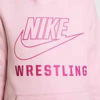 Nike Big дитячі Wrestling Pullover Толстовка з капюшоном Pink