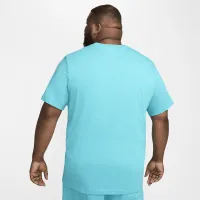 Nike Sportswear Club мужские футболка цвет зеленый