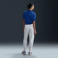 Nike Sportswear Collection жіноча Crew-Neck Short-Sleeve Cropped French Terry Top блакитний
