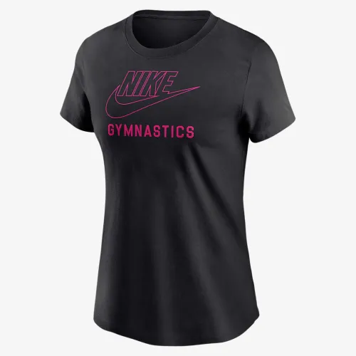 Nike Swoosh женская Gymnastics футболка цвет черный