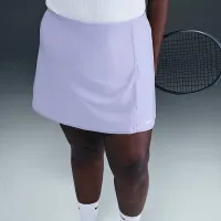 Nike Victory женская Dri-FIT Straight Tennis юбка (большие размеры) цвет фиолетовый