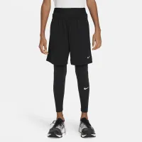 Nike Pro Dri-FIT Big дитячі (для хлопчиків) Tights колір чорний