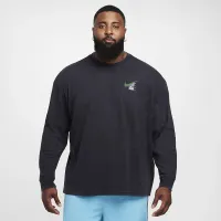 Nike чоловічі Max90 Long-Sleeve баскетбольні футболка колір чорний