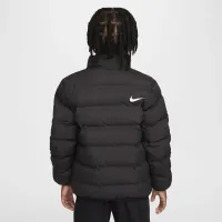 Nike Little дитячі Wrapped Swoosh Debossed Quilted Куртка колір чорний