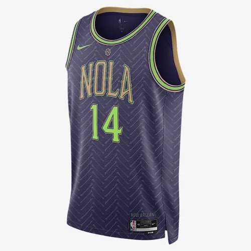 Brandon Ingram New Orleans Pelicans 2024/25 City Edition чоловічі Nike Dri-FIT NBA Swingman Jersey колір фіолетовий