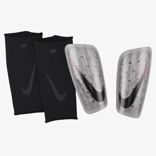 Nike Mercurial Lite Soccer Shin Guards цвет серый