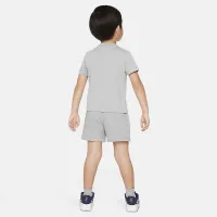 Nike Club Toddler Knit шорти комплект колір сірий