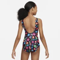 Nike Swim Garden Party Big детские (Girls') U-Back One-Piece Swimsuit цвет черный