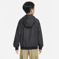 Nike Sportswear Windrunner Big детские (для мальчиков) Loose Hip-Length Hooded Куртка цвет черный