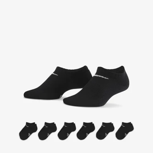 Nike Dri-FIT Performance Basics Little дитячі No-Show шкарпетки (6 пар) колір чорний
