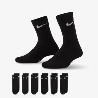Nike Dri-FIT Performance Basics Little дитячі Crew шкарпетки (6 пар) колір чорний