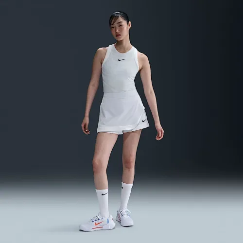 NikeCourt Slam женская Dri-FIT Tennis Skort цвет серый
