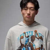 Nike Jordan Flight чоловічі оверсайз Pullover Толстовка з капюшоном колір сірий