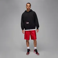 Nike Jordan Brooklyn мужские оверсайз Pullover Толстовка с капюшоном цвет черный