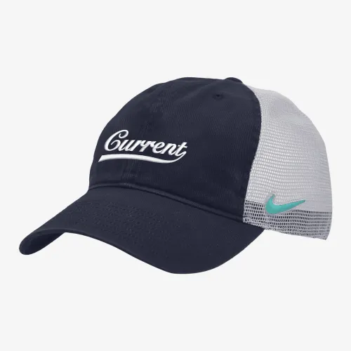 Kansas City Current Heritage86 Nike Soccer Trucker Hat синий