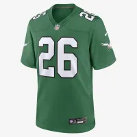 Saquon Barkley Philadelphia Eagles чоловічі Nike NFL Game Football Jersey колір зелений