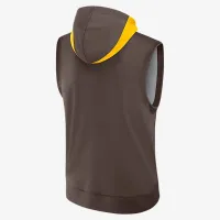 San Diego PaКостюм Authentic Collection Men’s Nike Dri-FIT MLB Sleeveless Pullover Толстовка с капюшоном цвет коричневый