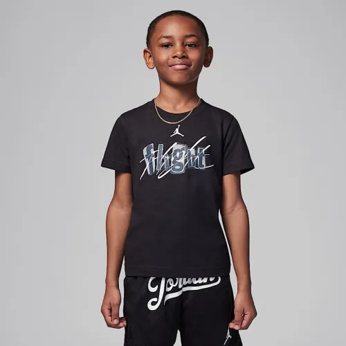 Nike Jordan Little детские Flight Team футболка цвет черный