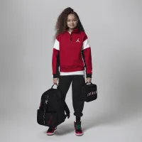 Nike Air Jordan Big детские рюкзак (18L) and Lunch сумка (3L) цвет черный