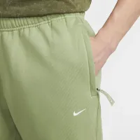 Nike Solo Swoosh мужские Fleece Pants цвет зеленый