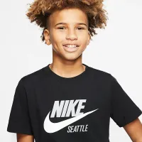 Nike Sportswear Seattle Big дитячі футболка колір чорний