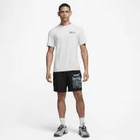Nike Hyverse мужские Dri-FIT UV Short-Sleeve Versatile Top цвет серый