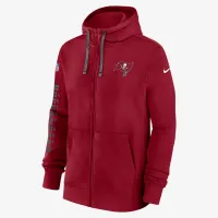 Tampa Bay Buccaneers Sideline Team Issue Club чоловічі Nike Full Zip Толстовка з капюшоном колір червоний