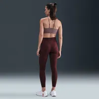 Nike Zenvy женская С высокой Талией 7/8 Printed лосины цвет красный