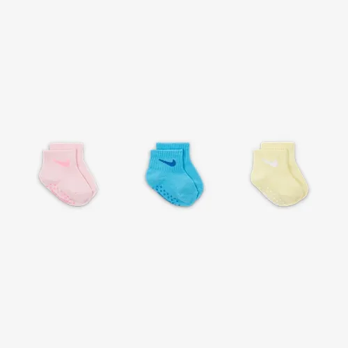 Nike Baby Gripper шкарпетки (3 пари) Pink