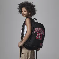 Nike Jordan Jersey Big дитячі наплічник (27L) колір чорний