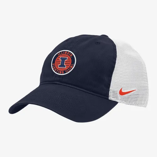 Illinois Heritage86 Nike College Trucker Hat синий