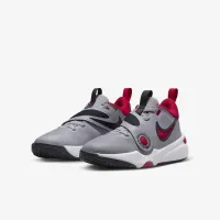 Nike Team Hustle D 11 Big дитячі баскетбольні Кросівки колір сірий